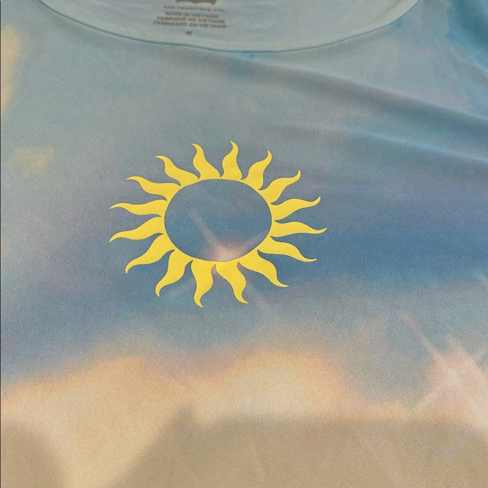 Levi's Blue and Yellow Tie-Dye Long Sleeve Top - Picture 4 of 8